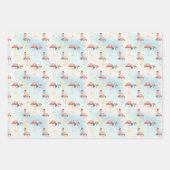 Tropische Palmbomen Strand Kerstmis Inpakpapier Vel (Voorkant 2)