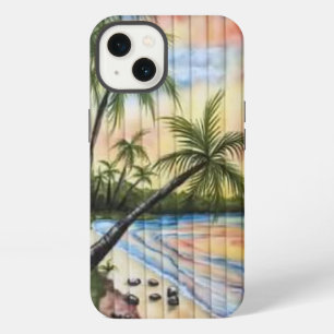 TROPISCHE PALMBOMEN STRAND ROLLADETS iPhone 13 HOESJE