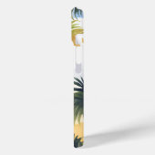 tropische palmbomen | Strand Waterverf schilderij Case-Mate iPhone Case (Achterkant / Links)