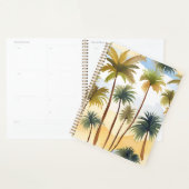 tropische palmbomen | Strand Waterverf schilderij Planner (Display)