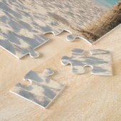 Tropische Palmbomen Strandparadijs Legpuzzel (Zijkant)