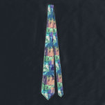 Tropische  palmbomen stropdas<br><div class="desc">Een koele collage palmbomen in roze,  paarse,  groene,  blauwgroen en turquoise,  dit mannen stropdas is een mooie mode voor de kantoor,  een bruiloft of elke andere gelegenheid.</div>