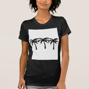 Tropische palmbomen t-shirt