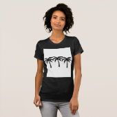 Tropische palmbomen t-shirt (Voorkant volledig)