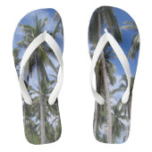Tropische palmbomen teenslippers (Voetbed)