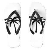 Tropische palmbomen teenslippers (Voetbed)