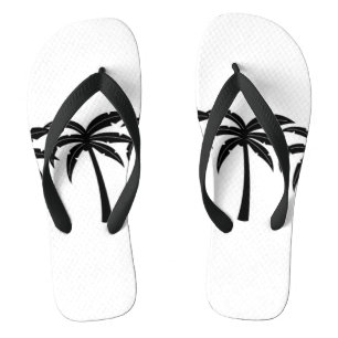 Tropische palmbomen teenslippers