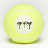 Tropische palmbomen tennisballen (Voorkant)