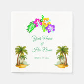 Tropische palmbomen Thunder_Cove Servet (Voorkant)