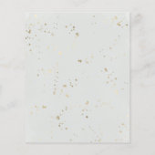 Tropische palmbomen verguld script opslaan van de (Achterkant)