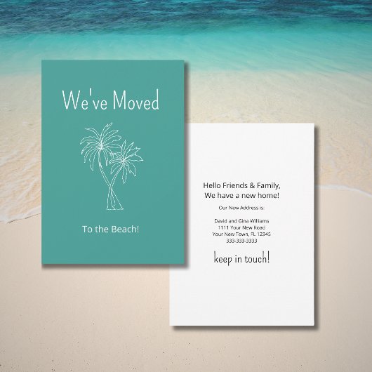 Tropische palmbomen We hebben Blauwgroen groen ver Aankondiging