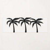 Tropische palmbomen yogamat (Voorkant (horizontaal))