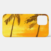 Tropische palmbomen Zomer achtergrond Case-Mate iPhone Case (Achterkant (horizontaal))