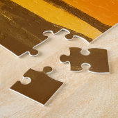Tropische palmbomen Zomer achtergrond Legpuzzel (Zijkant)