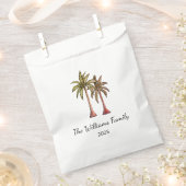 Tropische Palmbomen Zomer Zwembad Party Bedankzakje (Geknipt)
