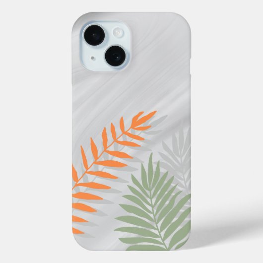 'Tropische palmbomenblad' iPhone 15 Barely There H Case-Mate iPhone Case (Achterkant)
