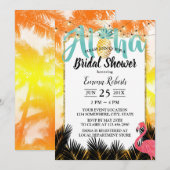 Tropische palmboom Aloha Vrijgezellenfeest ananas Kaart (Voorkant / Achterkant)