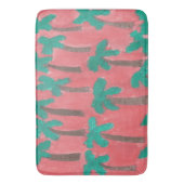 Tropische palmboom Bath Mat (Voorkant Verticaal)