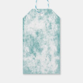 Tropische palmboom Beach Weddenschap bedankt Cadeaulabel (Achterkant)