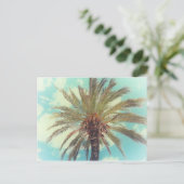 tropische palmboom briefkaart (Staand voorkant)