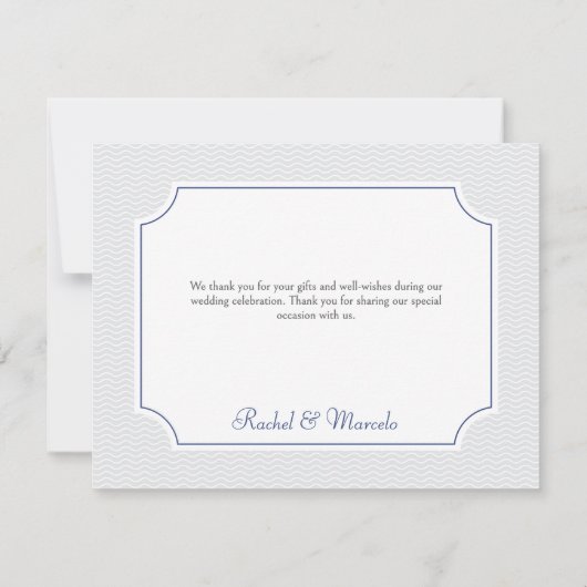 Tropische palmboom bruiloft dank u kaart (Achterkant)