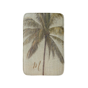 Tropische palmboom Elegant Badmat