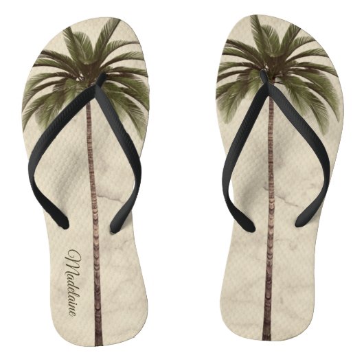 Tropische palmboom Elegant Summer Teenslippers (Voetbed)