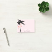 Tropische Palmboom Flamingo Post-it® Notes (Kantoor)