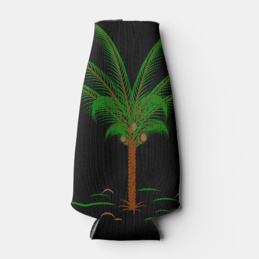 Tropische palmboom flesjeskoeler (Voorkant)