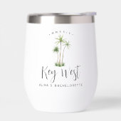 Tropische palmboom gepersonaliseerd vrijgezellenfe (Links)