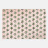 Tropische palmboom Gold Glitter Dream Inpakpapier Vel (Voorkant)