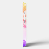 tropische palmboom in retro neon 80's zomerkwab Case-Mate iPhone case (Achterkant / Links)