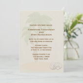 Tropische palmboom kaart (Staand voorkant)