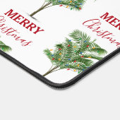 Tropische palmboom Kerstvakantie Bureaumat (Hoek)