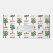 Tropische palmboom Kerstvakantie Bureaumat (Keyboard & Muis)