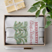 Tropische palmboom Kerstvakantie Tissuepapier (Geschenk)