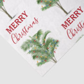 Tropische palmboom Kerstvakantie Tissuepapier (Detail)