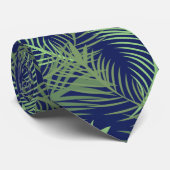 Tropische palmboom laat papa over stropdas (Opgerold)