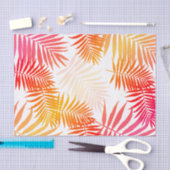 Tropische palmboom Leaf Summer Sunset Tissuepapier (Craft)