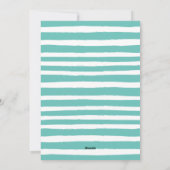 Tropische palmboom Mele Kalikimaka foto Feestdagenkaart (Achterkant)