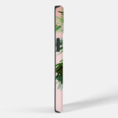 Tropische palmboom met blindroze Case-Mate iPhone case (Achterkant / Rechts)