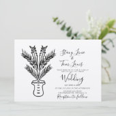 Tropische palmboom, met hand uitgezette aarde kaart (Staand voorkant)