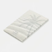 Tropische palmboom met Isle en Zand ID581 Post-it® Notes (Schuin)