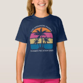 Tropische palmboom met kutbedekking - Aangepaste K T-shirt (Voorkant)