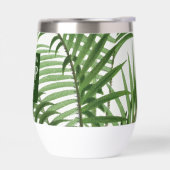 Tropische palmboom monogram bruiloft cadeau (Links)