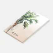 Tropische palmboom Ombre Post-it® Notes (Schuin)
