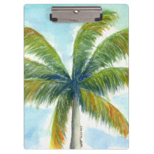 Tropische palmboom op een zonnige dag