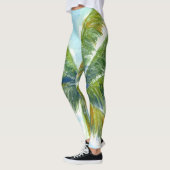 Tropische palmboom op een zonnige dag leggings (Links)