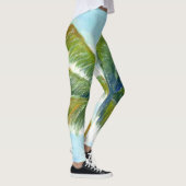 Tropische palmboom op een zonnige dag leggings (Rechts)