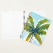 Tropische palmboom op een zonnige dag planner (Display)